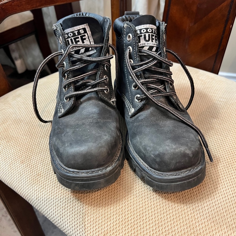 Roots Black Leather Men's Boots